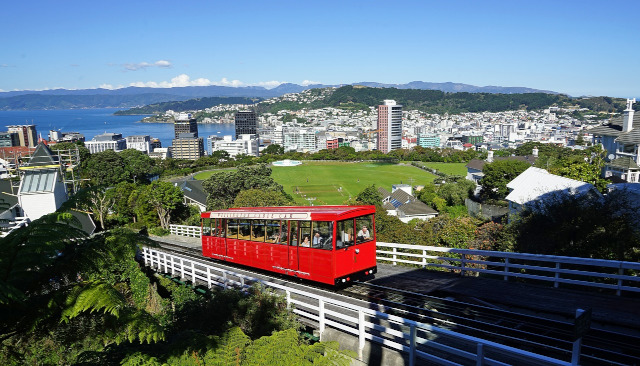 Bild Cabel Car in Wellington Hauptstadt